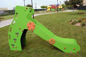 Diseño de parques infantiles con toboganes