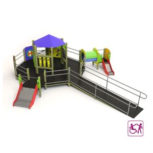 Toboganes infantiles inclusivos