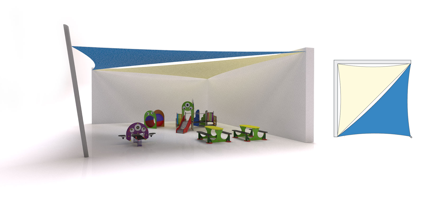 sun sails for kindergarten