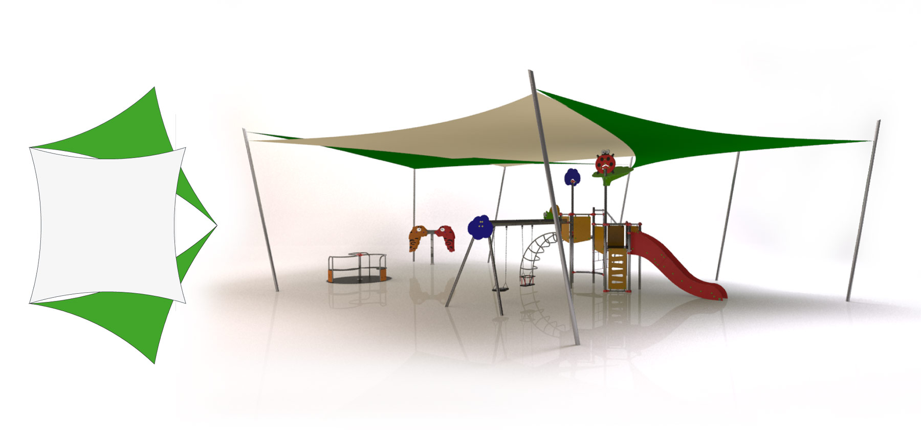 sun sails for exterior places